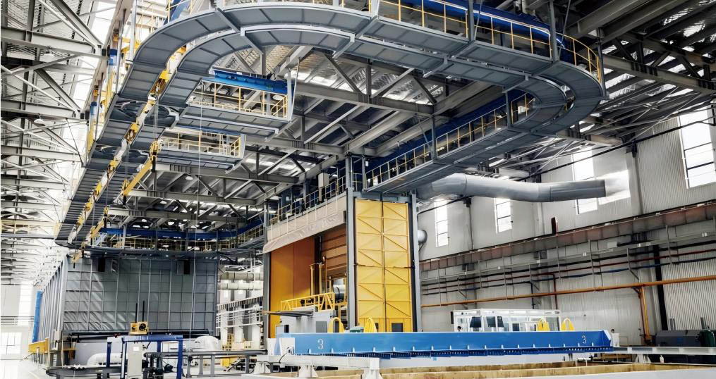 Integrated Hoisting-Wiping Hot-Dip Galvanizing Production Line