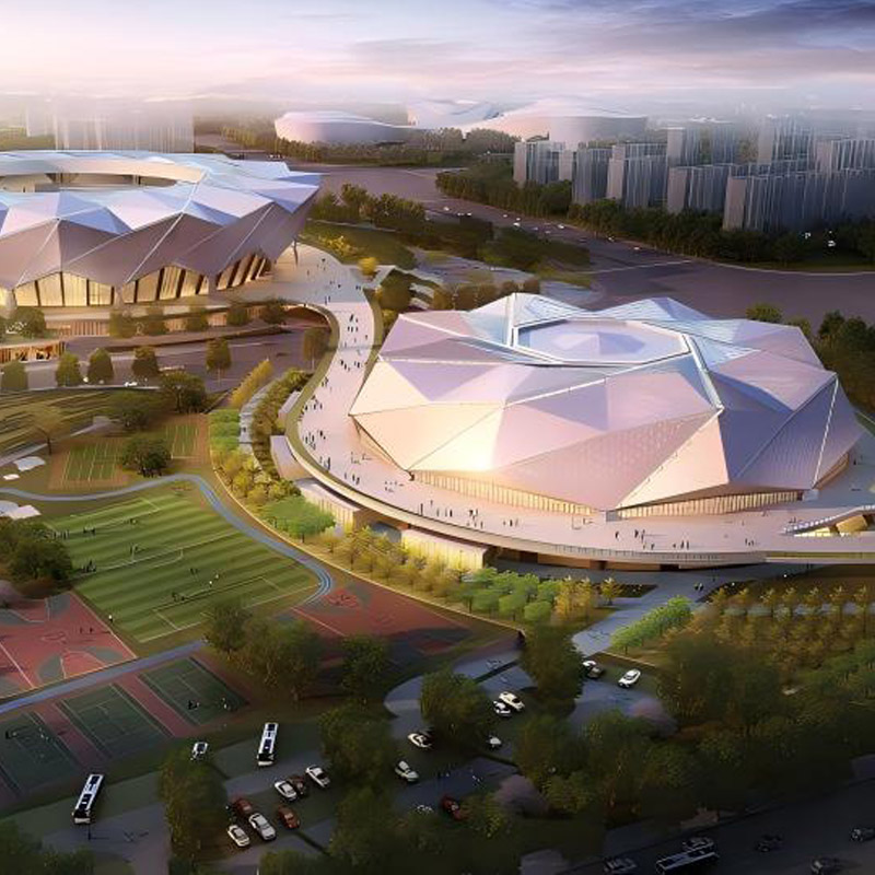 Large-Span Public Venue Steel Structures